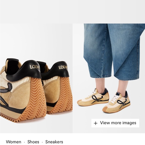 Loewe Tan and Black Women's Sneakers - Picture 4 of 12